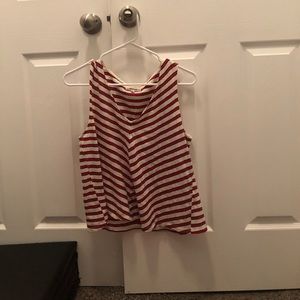 Madewell striped tank top